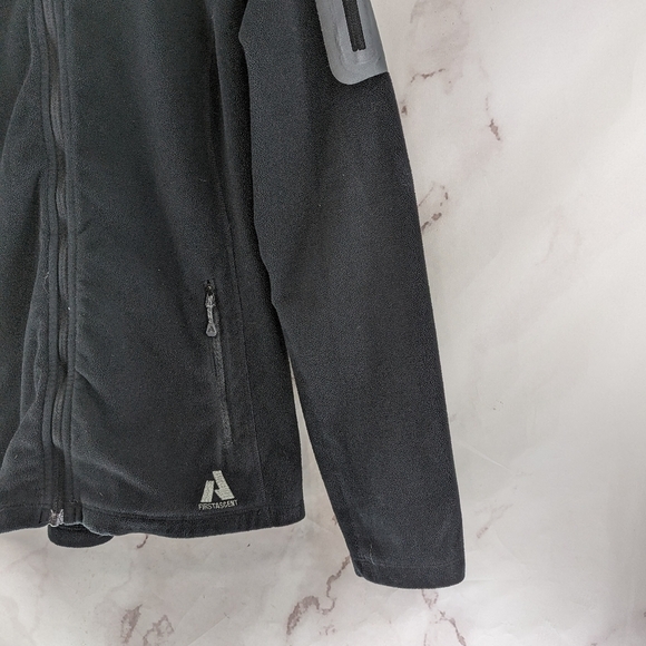 Eddie Bauer Jacket Womens Medium Black Fleece Full Zip First Ascent Pockets - Picture 4 of 11